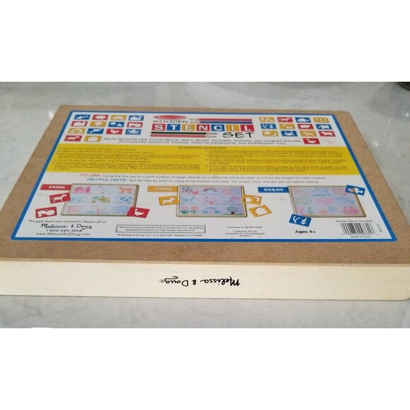 Melissa and Doug stencil kit preowned - Picture 12 of 12